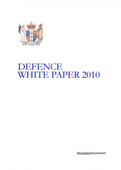 Defence White Paper 2010 cover