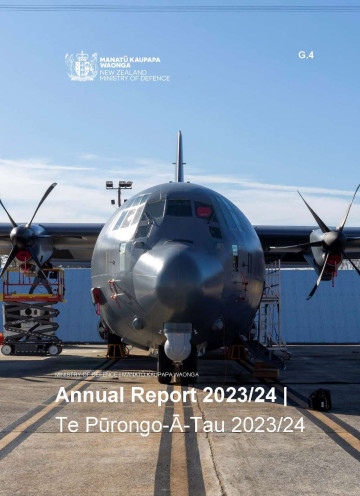 Ministry of Defence Manatū Kaupapa Waonga Annual Report 2024